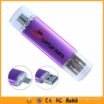Shenzhen factory android smartphone otg dual usb flash drive